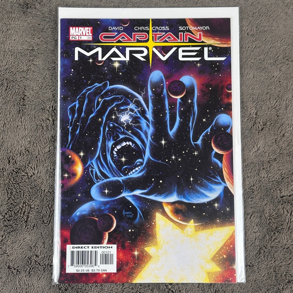 Marvel Captain Marvel 1 2002 Peter David Chris Cross Joe Jusko Cover Genis-Vell